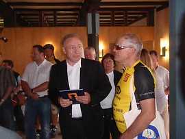 Horst Schwerger und der stellvertretende BÃ¼rgermeister Ralf Hauboldt